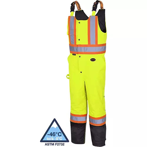 SALOPETTE PIONEER DOUBLÉ JAUNE/VERT V1120661