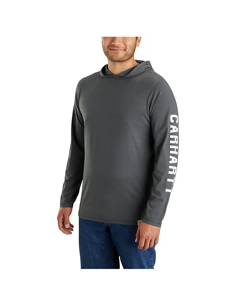 HOODIE LÉGER CARHARTT RLXD FORCE NIGHT FATIGUE HEATHER 106654-GR8