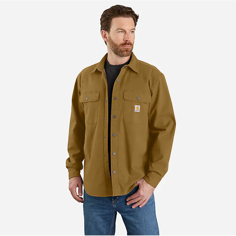 CHEMISE CARHARTT WINDHAM OAK BROWN 105419-B33