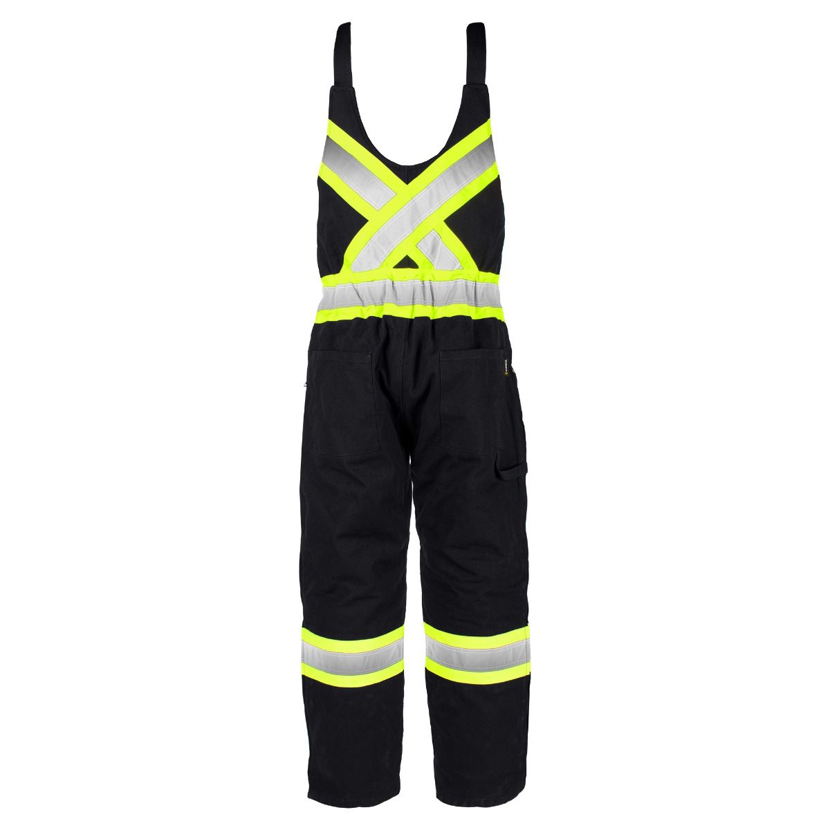 TERRA OVERALLS IN HIGH VISIBILITY LINED CANVAS 116569