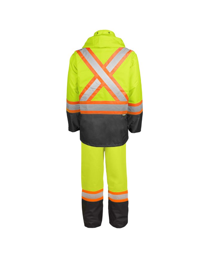 ENSEMBLE DE PLUIE TERRA HAUTE VISIBILITÉ 150 DENIERS 116586