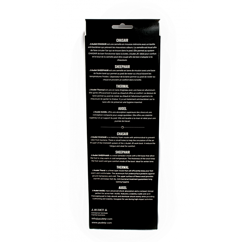 Semelle J.Audet jr. Thermal