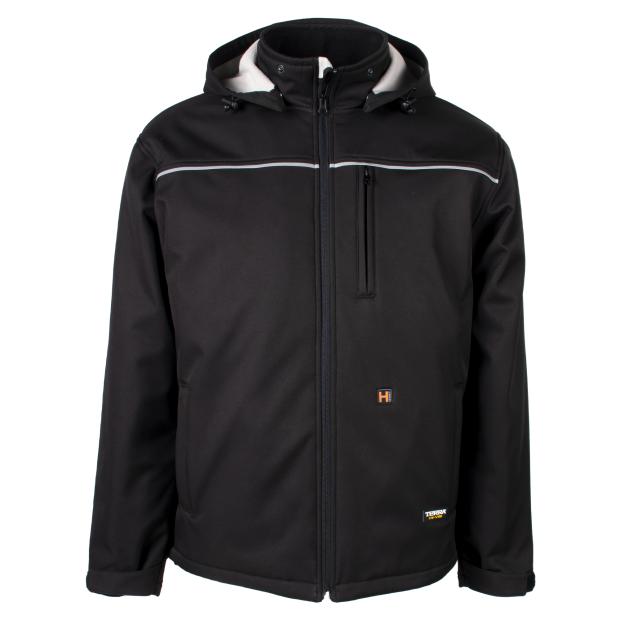 VESTE CHAUFFANTE SOFTSHELL NOIR TERRA 100300HT