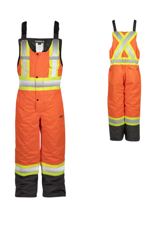 HI-VIS OVERALLS 116507 TERRA 300D POLY