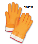 GANTS EN PVC DOUBLÉS POUR L'HIVER ZENITH ( SDN590- SDN591 - SDN592 )