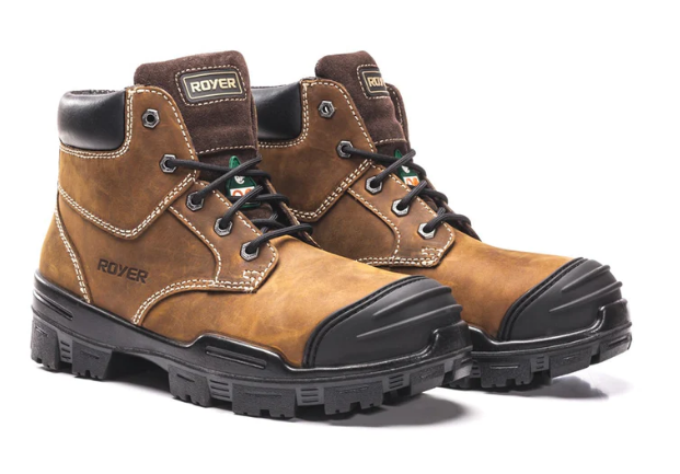 BOTTES DE TRAVAIL ROYER VENTURA TOUT-CUIR, SANS MÉTAL, PARESHOK 3320VT