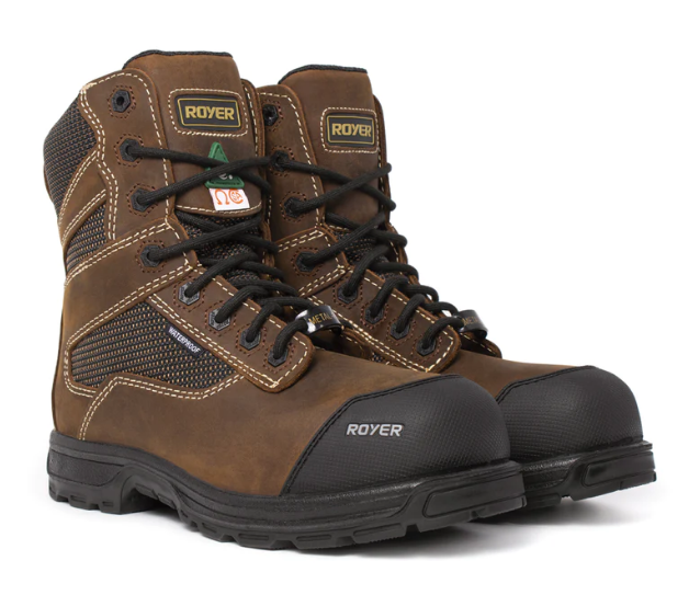 BOTTE 8 AGILITY SANS MÉTAL IMPERMÉABLE BRUN  5725GT