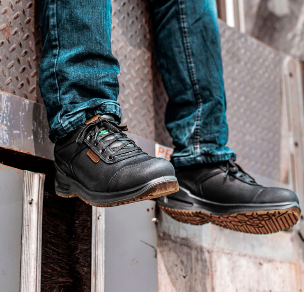 ROYER INSPADES BLACK AND BROWN LEATHER SHOES 601SP2