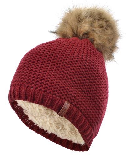 TUQUE LASKA POUR FEMME AVEC POMPON O/S