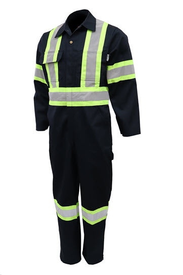 COVERALL GATT`S  MARINE B/REFL. ZIP/JAMBES 791X4