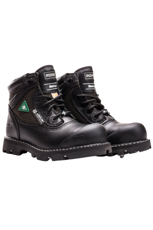 BOTTE ROYER 8400FLX  6'' FLX SANS MÉTAL WP SHIELDTEX NOIR 8400FLX