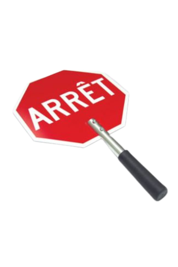 12" STOP/STOP pallet with 10" aluminum handle BR-12