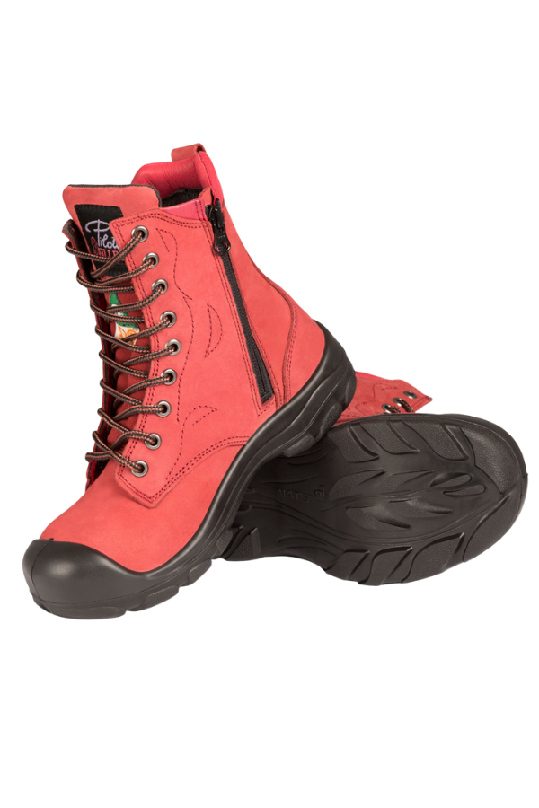 PILOTE ET FILLES women's work boot S558-RED