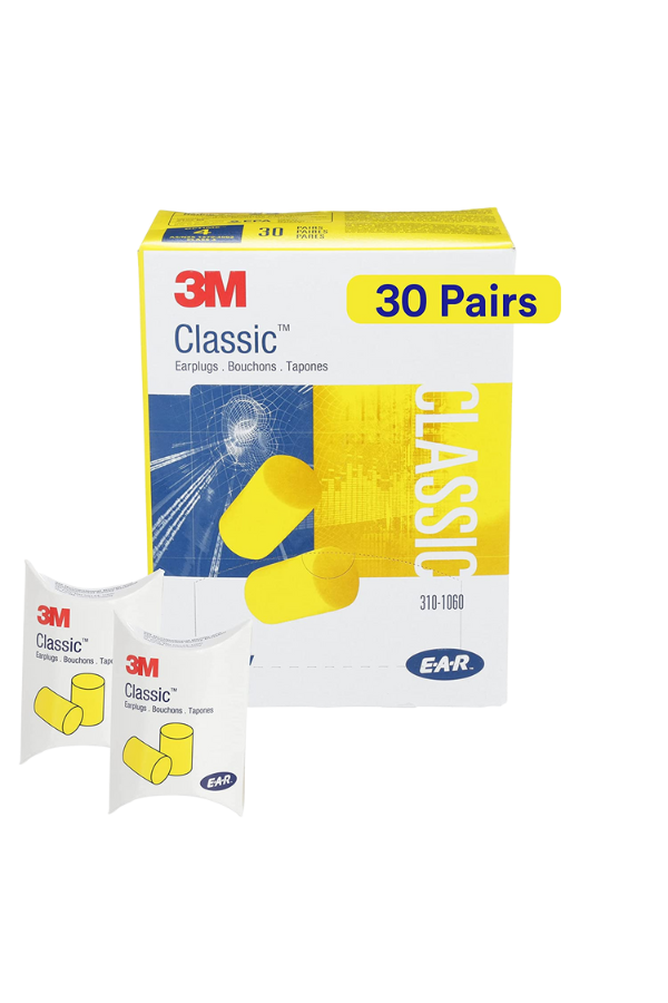 3M Classic EAR Foam Earplugs B200C