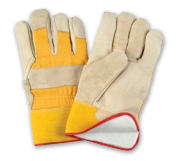 FITTING GLOVES IN COW GRAIN LEATHER FOAM-LINED FLEECE (SM611 - SDL891)