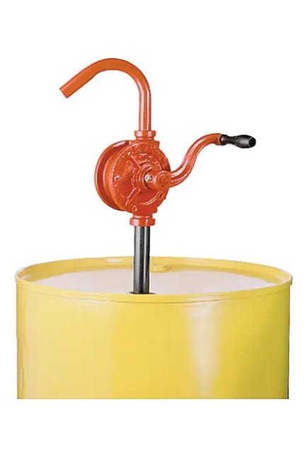 Pompe rotative pour barils , Fonte/Acier, Pour capacité 30-55 gal., 8 oz par révolution DA528