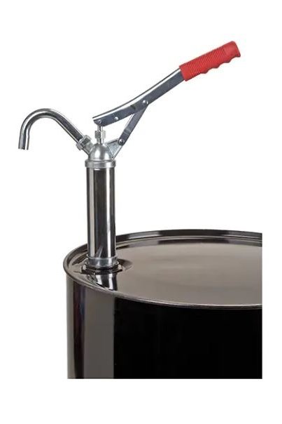 Pompe à levier en propylène , Acier, 11 oz/course, Pour barils de 30-55 gal. DC124