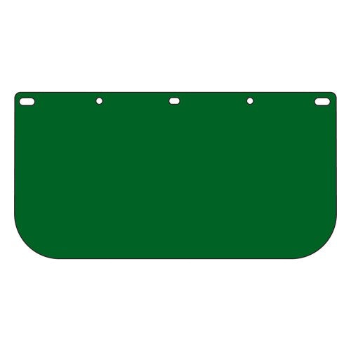 VITRE DE VISIERE 8X15.5X.04mm VERTE COPOLY