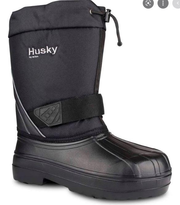 BOTTE D'HIVER HUSKY -51C NOIR A VELCRO H0800-11