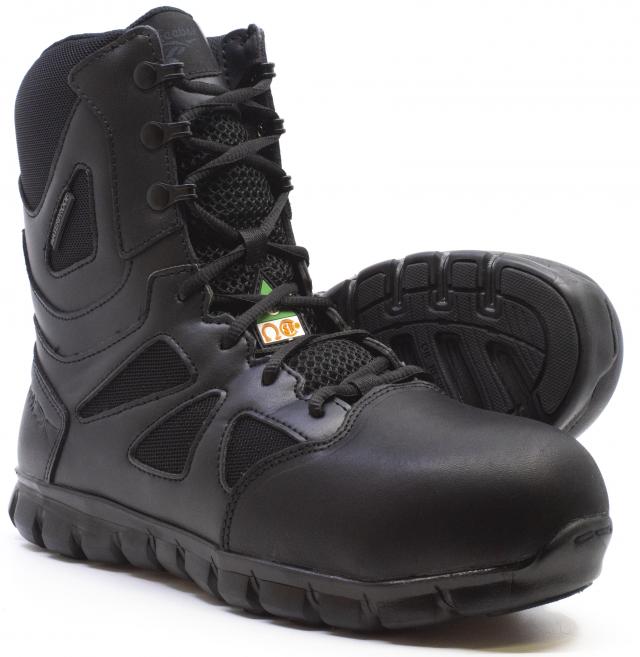REEBOK MEN'S 20CM SUBLITE TACTICAL SAFETY BOOTS, COMPOSITE TOE