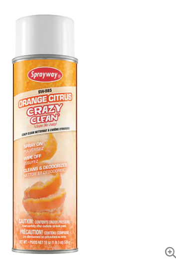 Nettoyant à l'arôme d'oranges Crazy Clean, Canette aérosol JN578