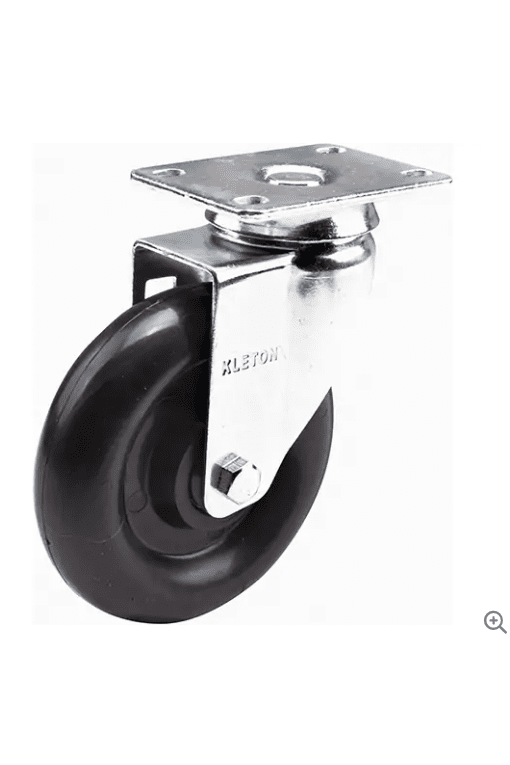 Roulette, Pivotant, 5" (127 mm), Polyoléfine, 250 lb ML395