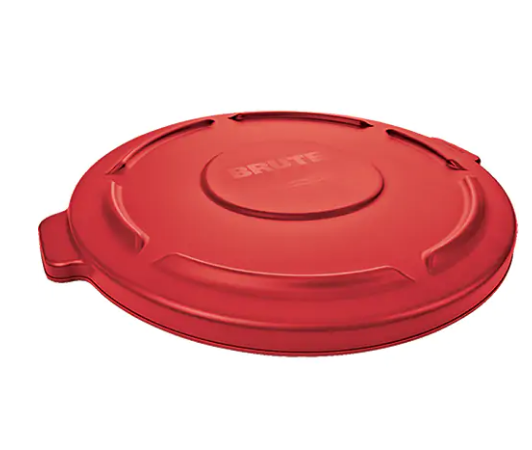 Couvercle pour contenant à dechets BruteMD, Couvercle plat, Plastique, Convient aux contenants 22-1/4" dia. NG657