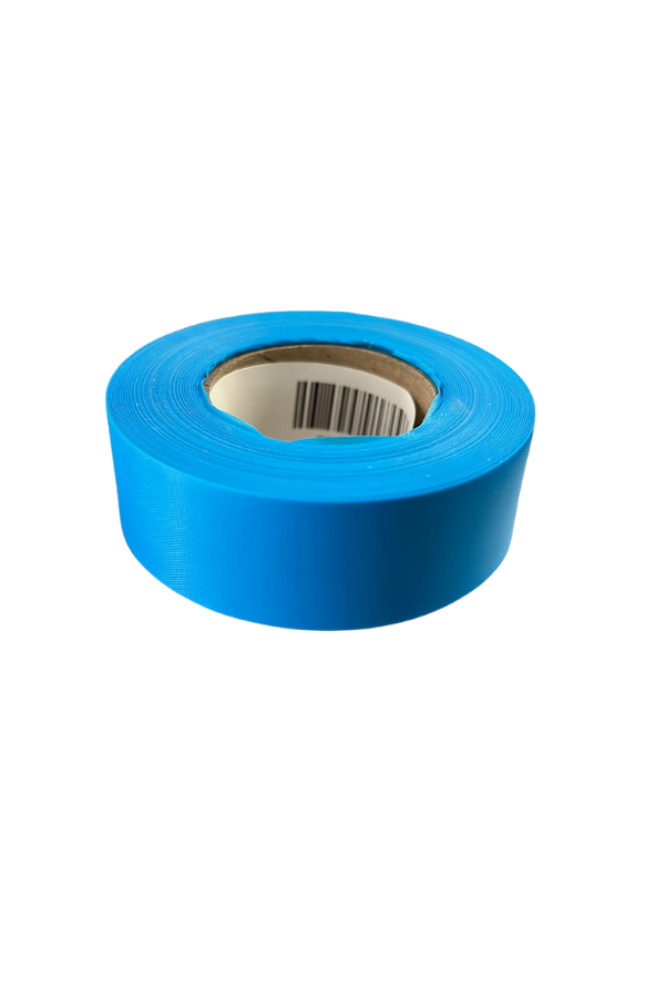 RUBAN ÉTÉ BLEU FLUO 150' ( UNITÉ )
