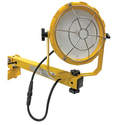 Lampe de quai, Bras 40", 50W, Ampoule DEL, Métal XI316