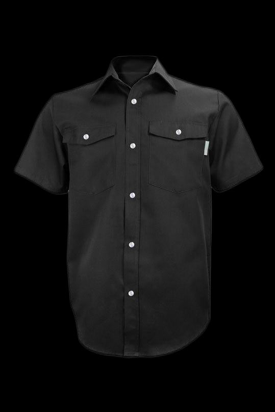 CHEMISE TRAVAIL GATTS NOIRE M/COURTES GR.2XLARGE