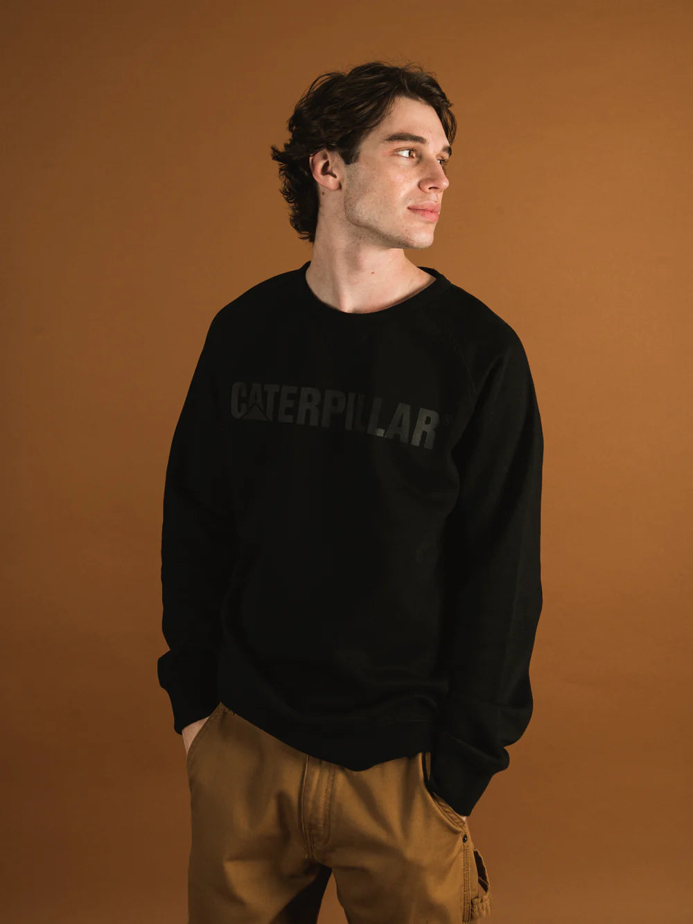 CHANDAIL CATERPILLAR COL ROND NOIR 2910284-USA-000