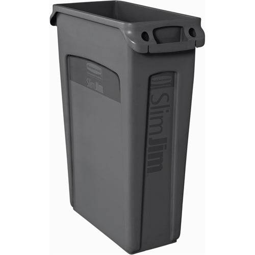 Contenants Slim Jim a/canaux de ventilation, Plastique, 23 gal. US JB519