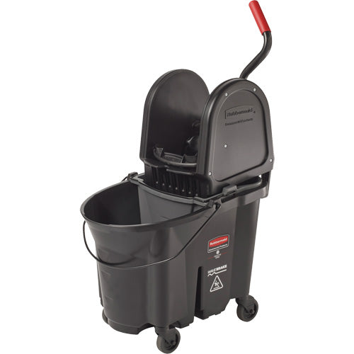 Seau et essoreuse WavebrakeMD, Pression vers le bas, 8,75 gal. US (35 pintes), Noir JP556