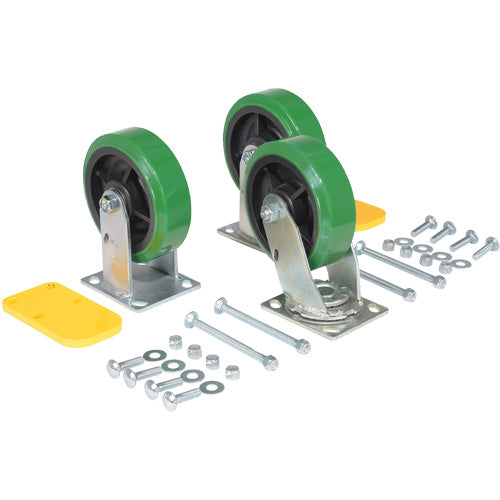 Ensemble de roulettes de trémie à basculement automatique série H MP731