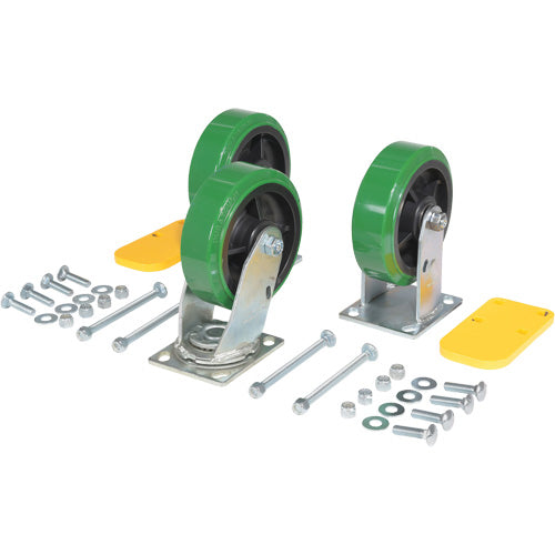 Ensemble de roulettes de trémie à basculement automatique série H MP731