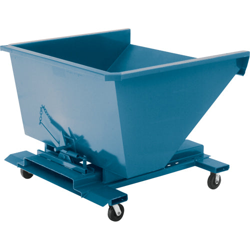 Conteneur autobasculeur, Acier, 1/2 vg³, Bleu NB949