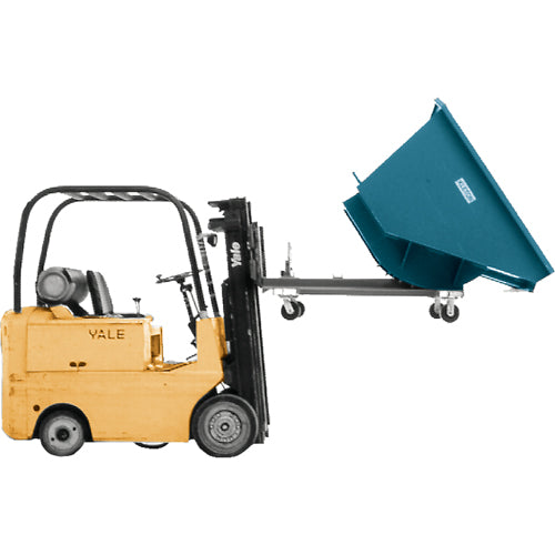 Conteneur autobasculeur, Acier, 1/2 vg³, Bleu NB949