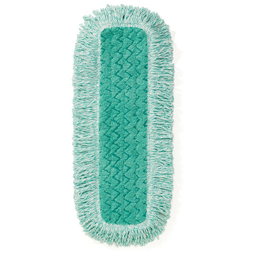 Hygen™ Dusting Pads with Fringe, Hook and Loop Style, Microfiber, 18" L x 6" NI891