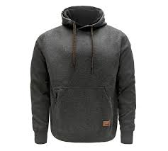 HOODIE TASK HOMME DBL POLAR CHARCOAL TK-1837-CHC
