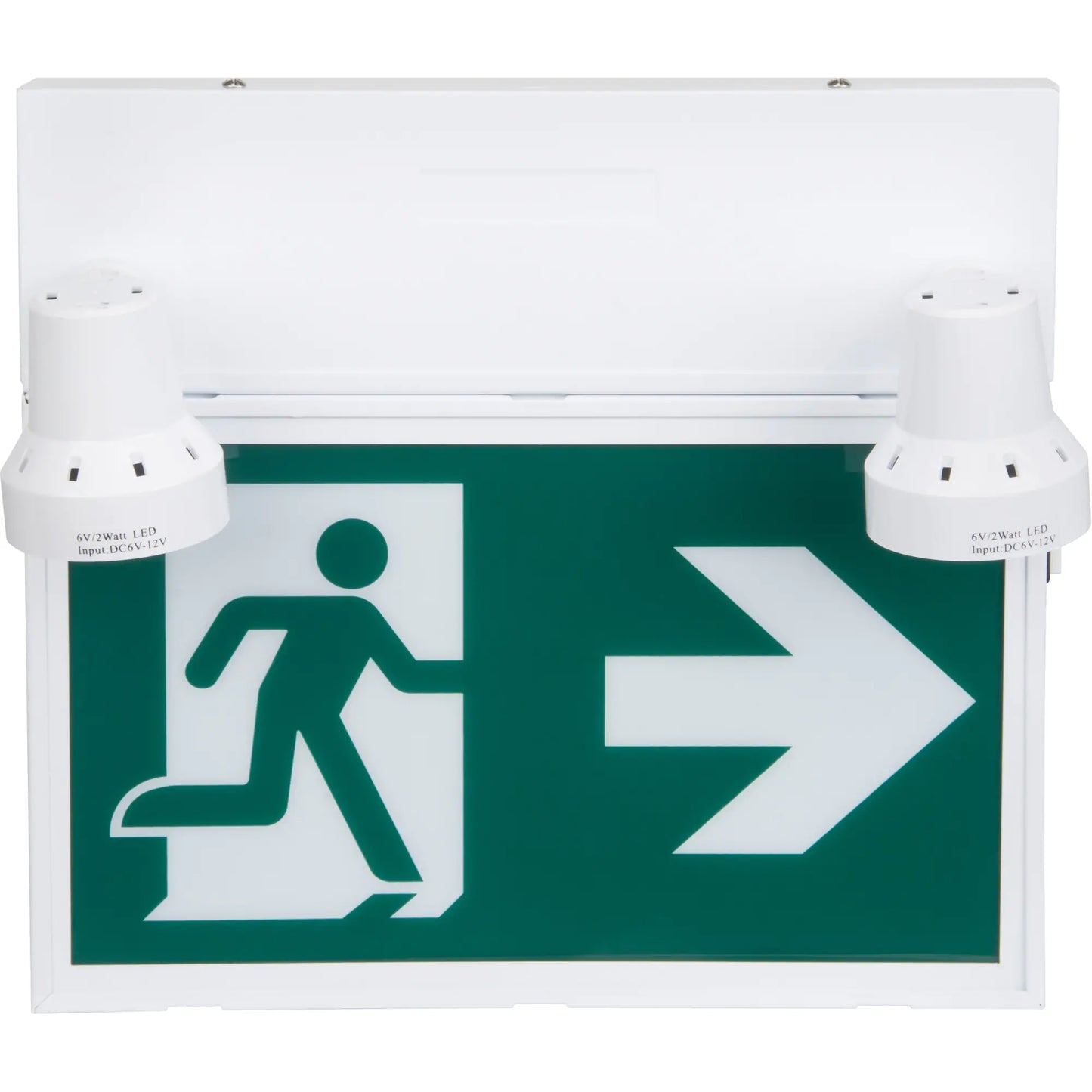 Running man sign with safety lighting XI790