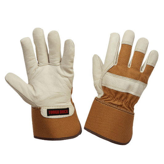 GANT DE TRAVAIL  CUIR TOUGH DUCK DOUBLÉ   G69406
