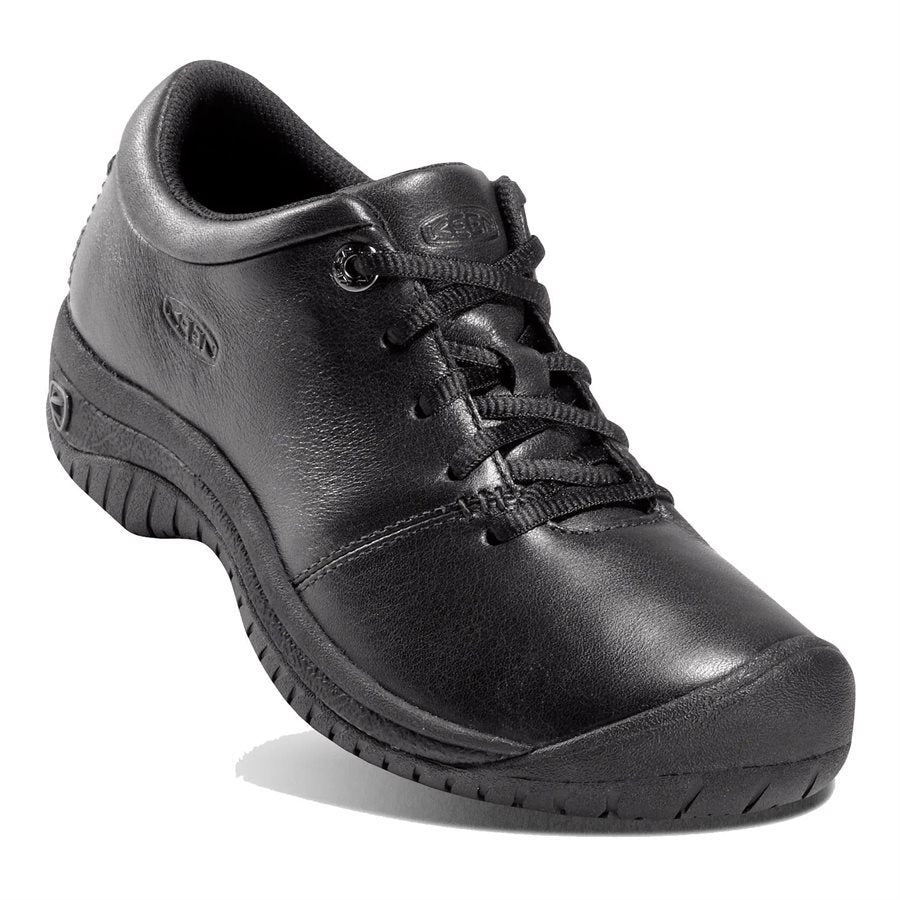 SOULIER FEMME CUIR NOIR LACÉE KEEN   1006999