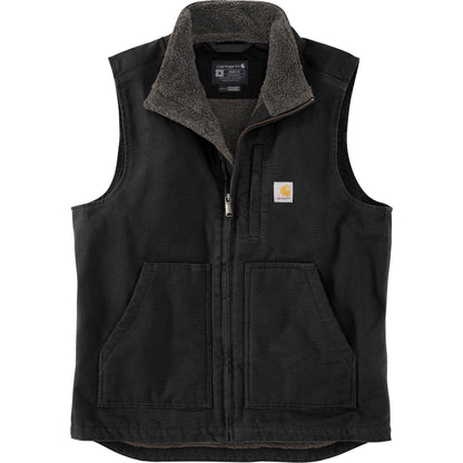 VESTE SANS MANCHE CARHARTT DUCK SHERPA NOIR    104277-BLK