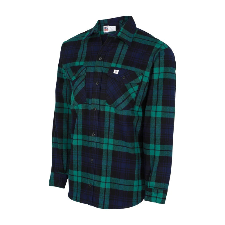 Chemise en Flanelle de Qualité Supérieure à Manches Longues BIGBILL 121