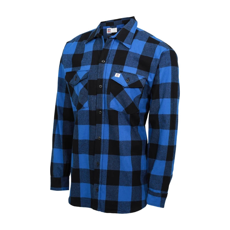 Chemise en Flanelle de Qualité Supérieure à Manches Longues BIGBILL 121