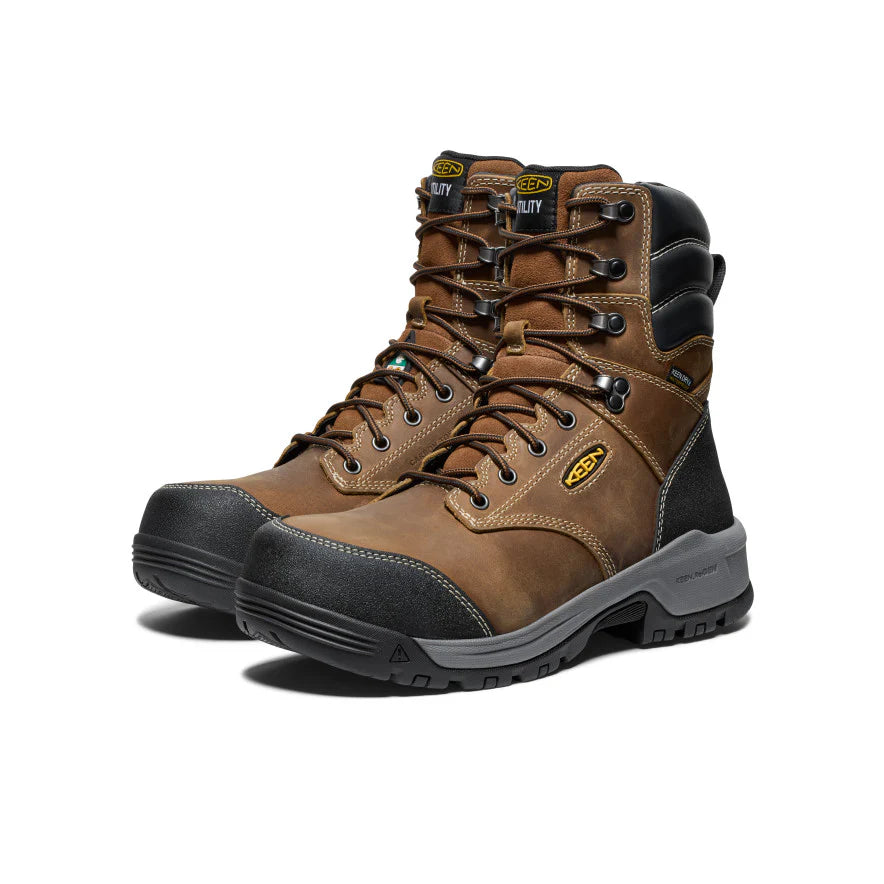BOTTE  KEEN CSA EVANSTON+ CUIR NOIR  LARGEUR EE  1032281