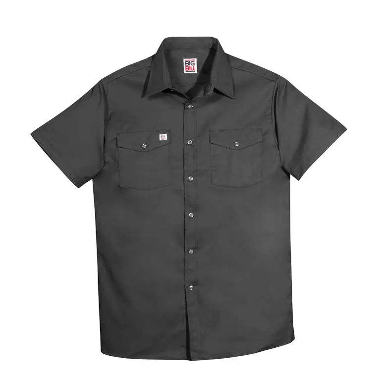 Chemise de Travail à Boutons Manche Courte Big Bill - 137