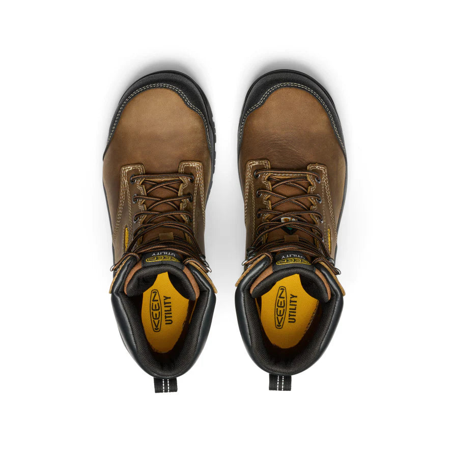 BOTTE  KEEN CSA EVANSTON+ CUIR NOIR  LARGEUR EE  1032281