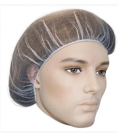 FILET À CHEVEUX, BLANC, MAILLES/ POLYESTER 21'' ( 100/SAC)   1818-U