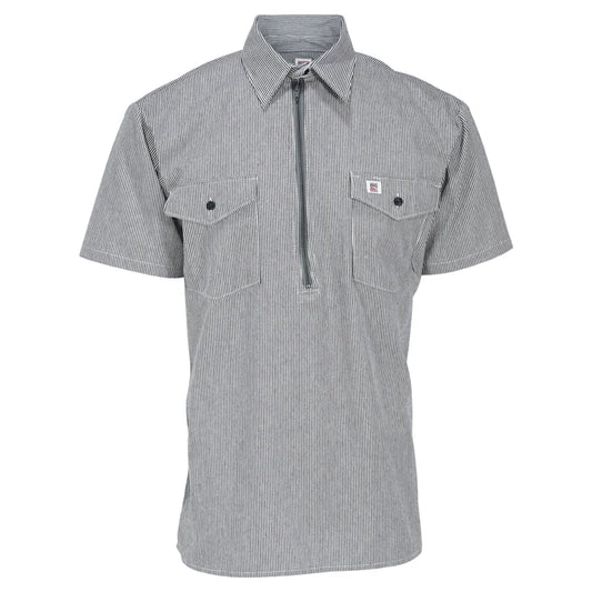 Chemise Rayée à Boutons Manche Courte BIGBILL 183S